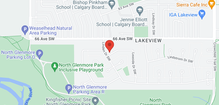 map of 6702 LEASIDE DR SW